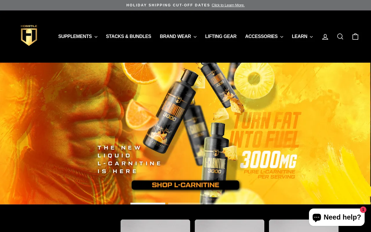 hosstile.com screenshot