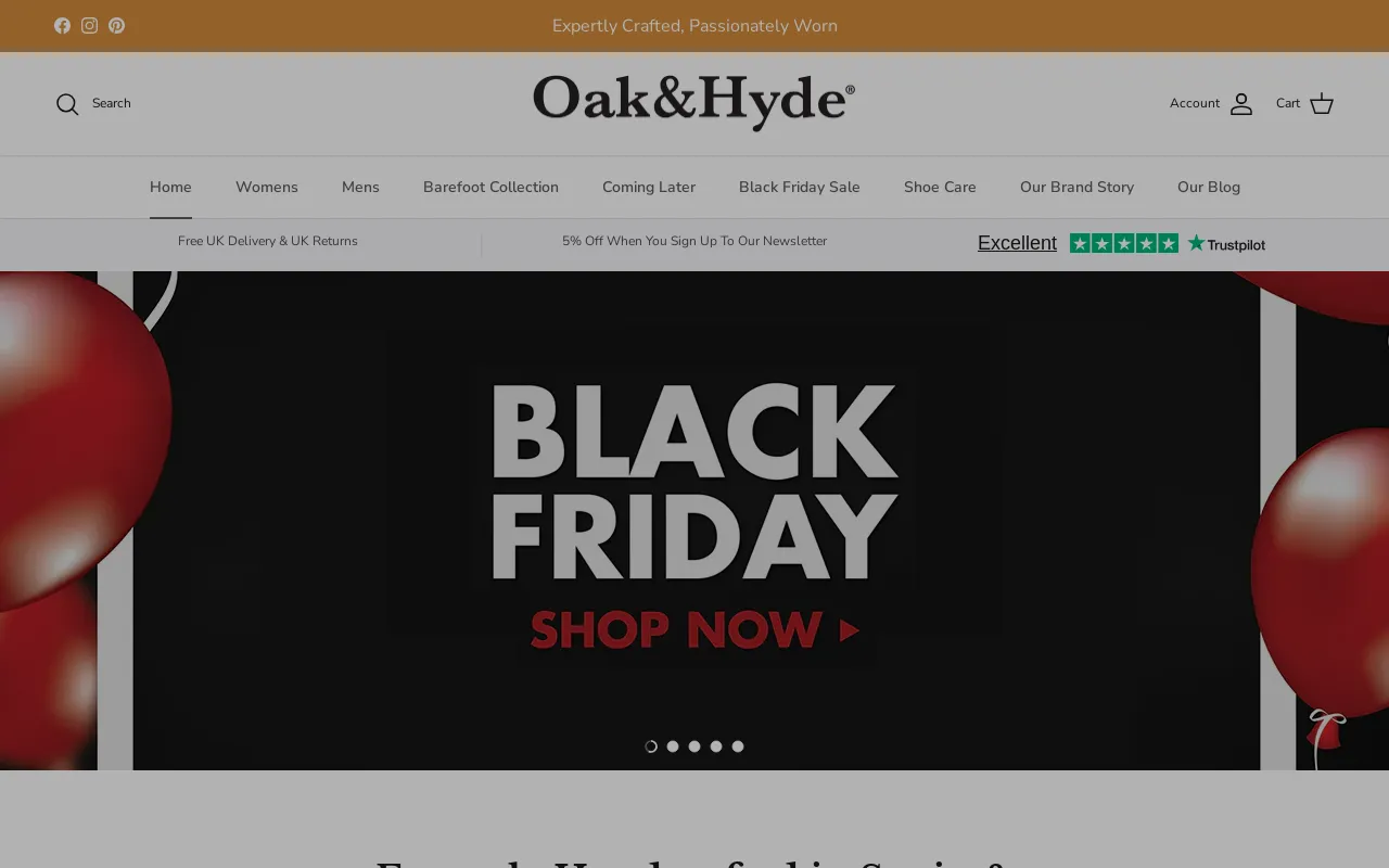 Oak & Hyde screenshot