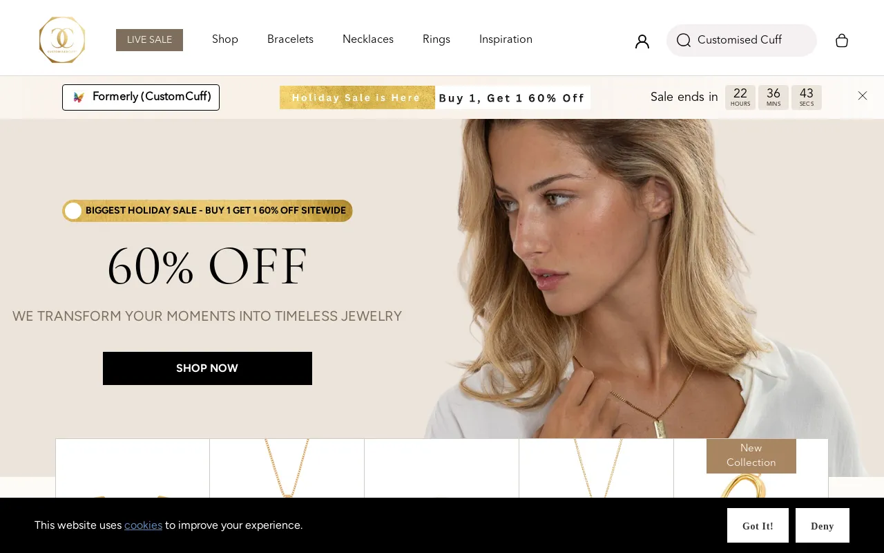 Customcuff screenshot