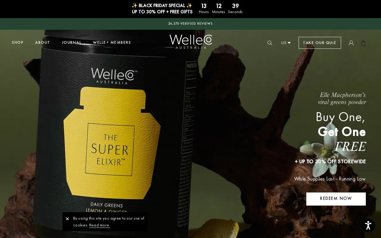 WelleCo US screenshot