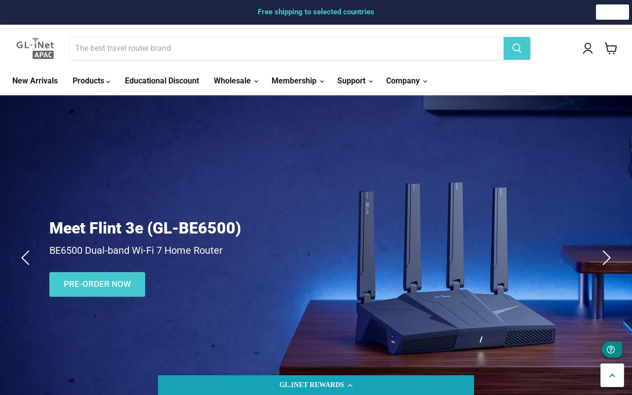 GL.iNet Official Global Store screenshot