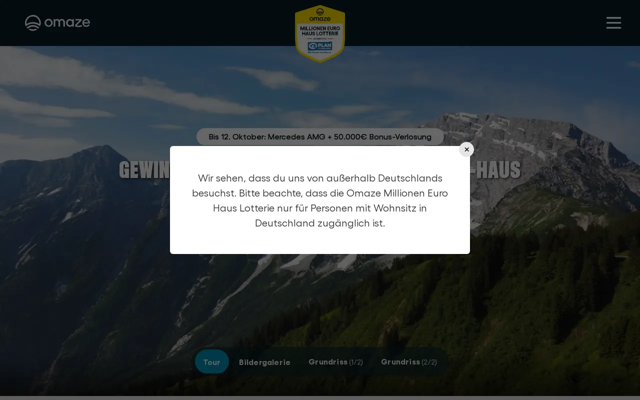 Omaze DE screenshot