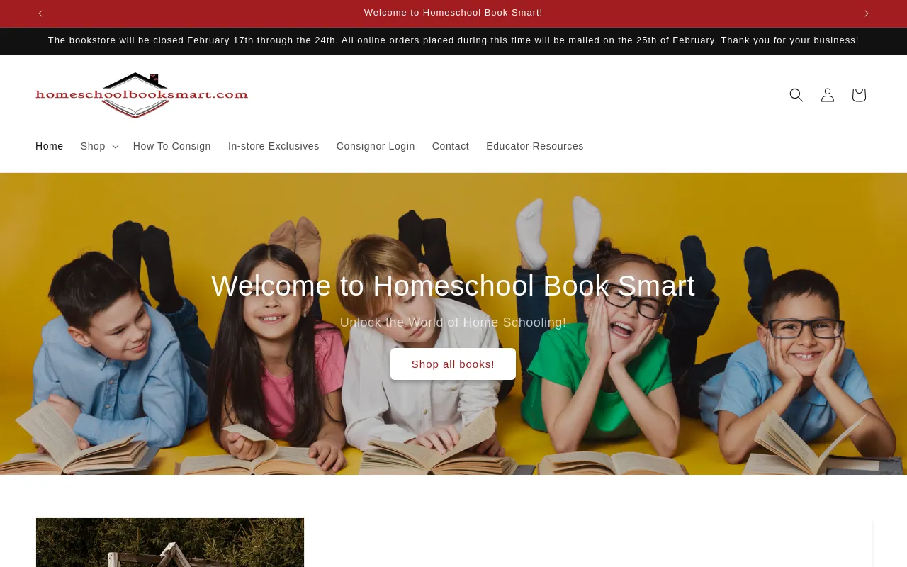 Homeschool Book Smart screenshot