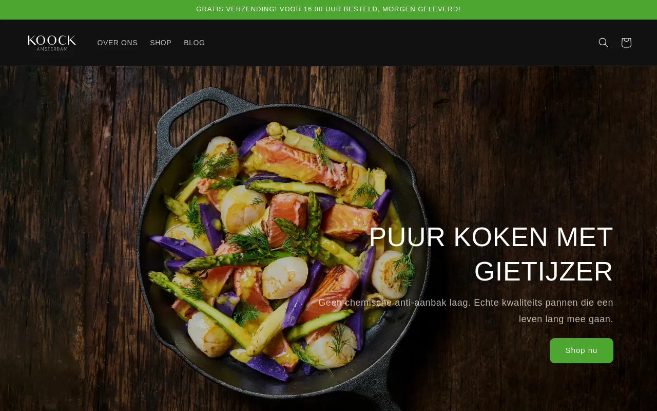 Koock Amsterdam screenshot