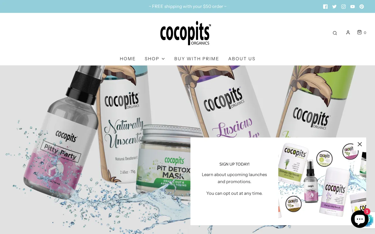 CocoPits website screenshot