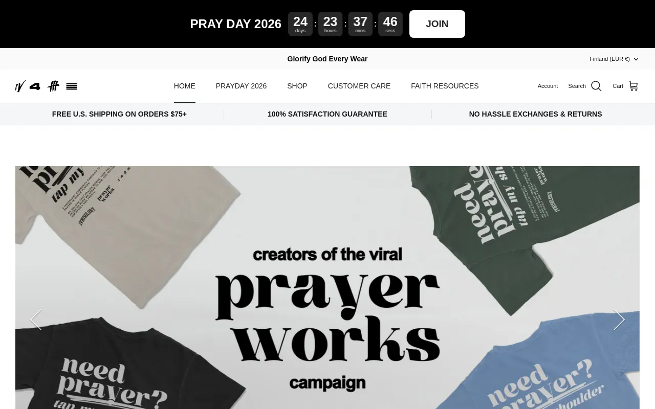 IV His Glory Clothing screenshot