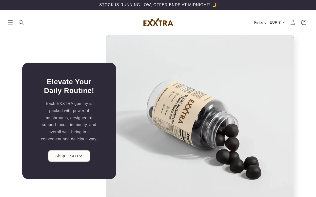 Exxtra screenshot