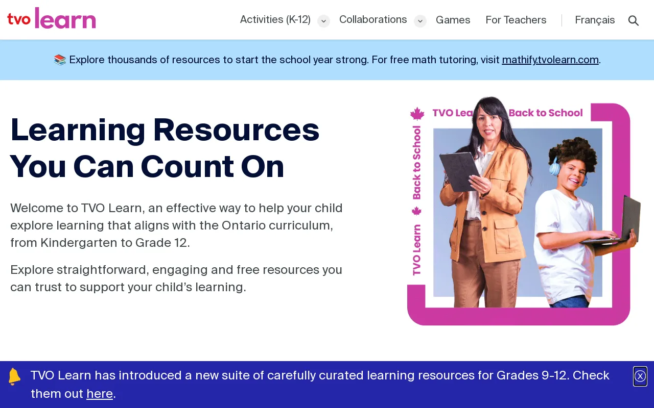 TVO Learn screenshot