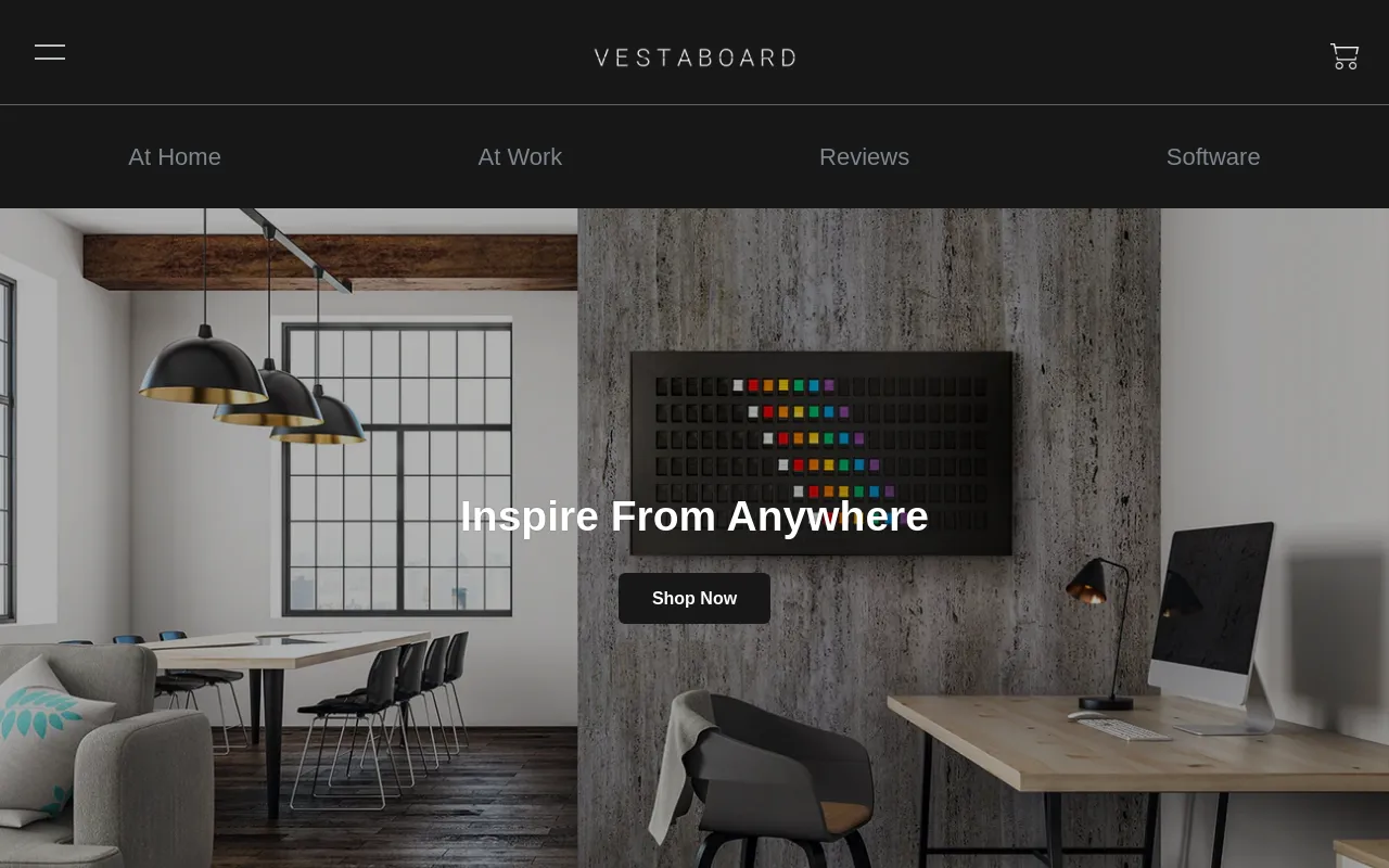 Vestaboard screenshot