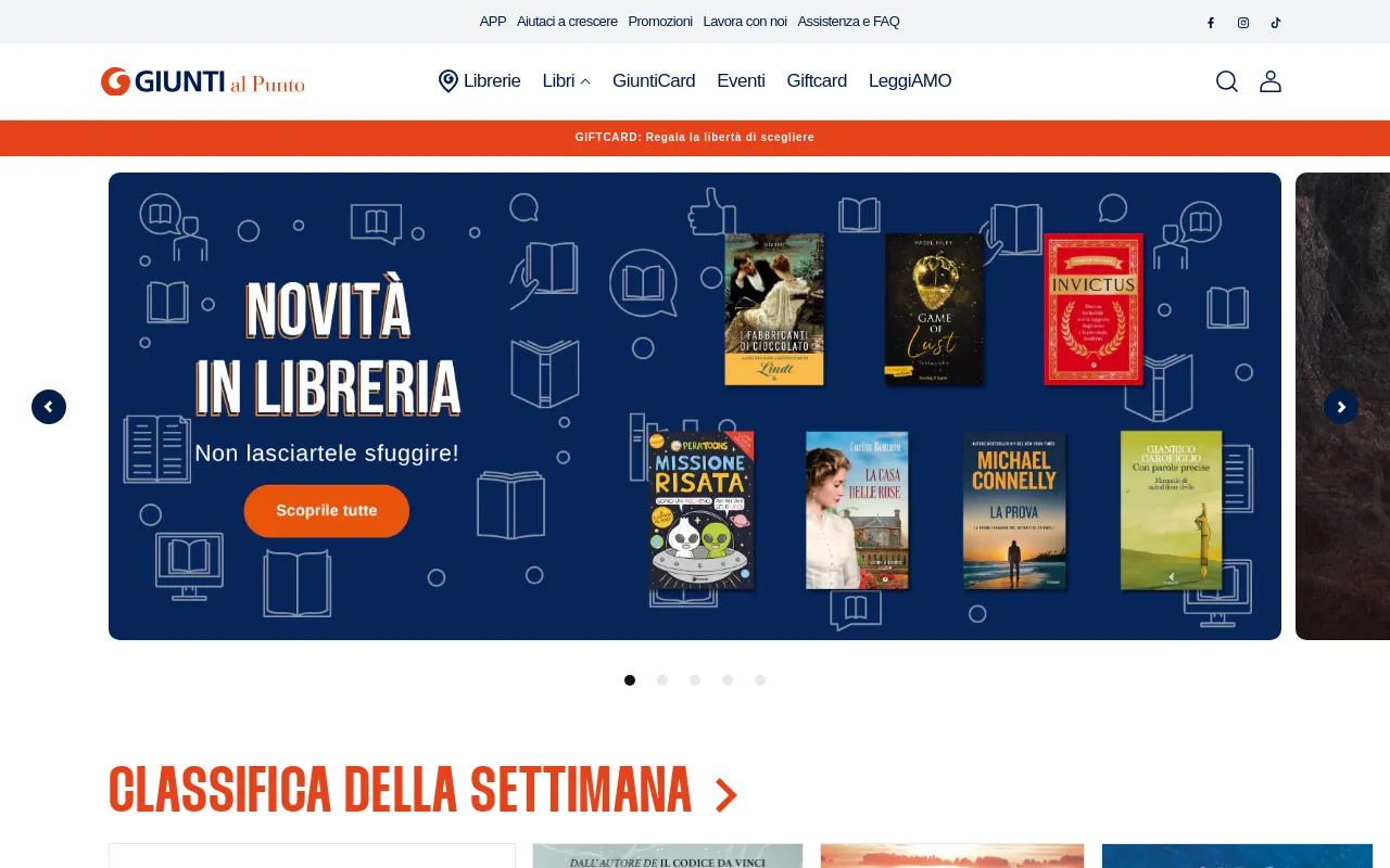 Giunti al punto screenshot