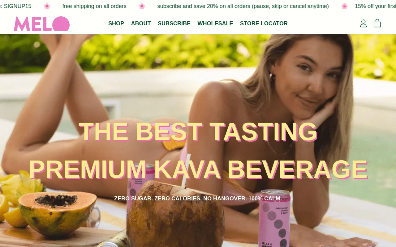 Melo Sparkling Kava screenshot