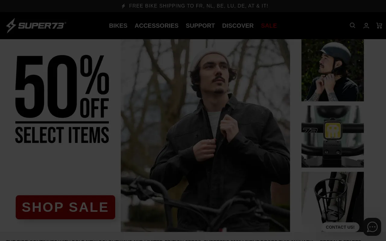 SUPER73 Europe screenshot