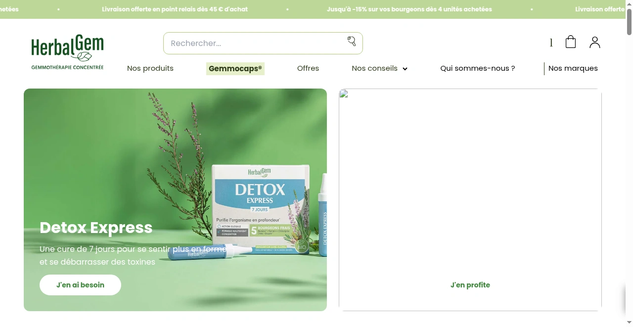 HerbalGem FR screenshot