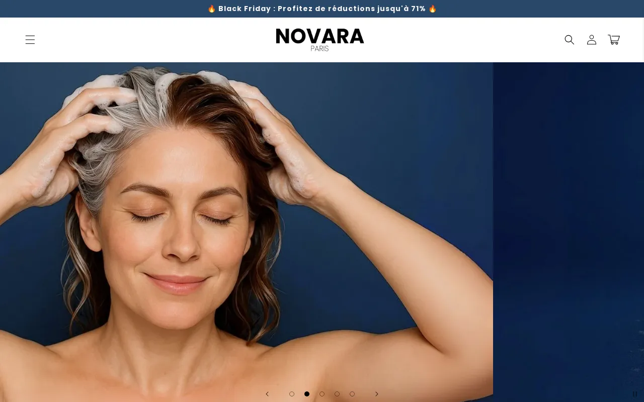 NOVARA PARIS screenshot