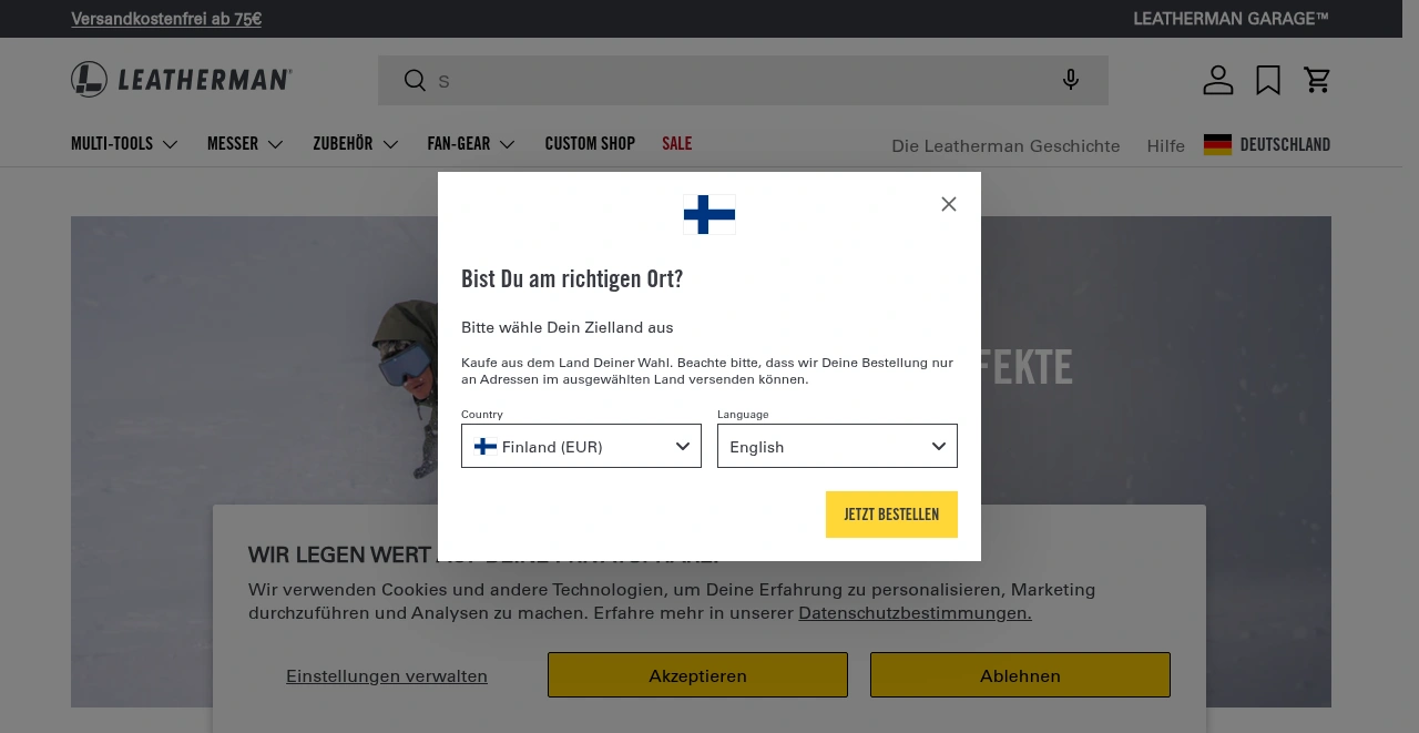 Leatherman EU screenshot
