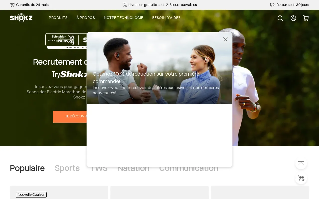 Shokz FR screenshot