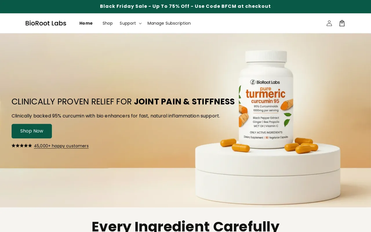 Bioroot Labs screenshot