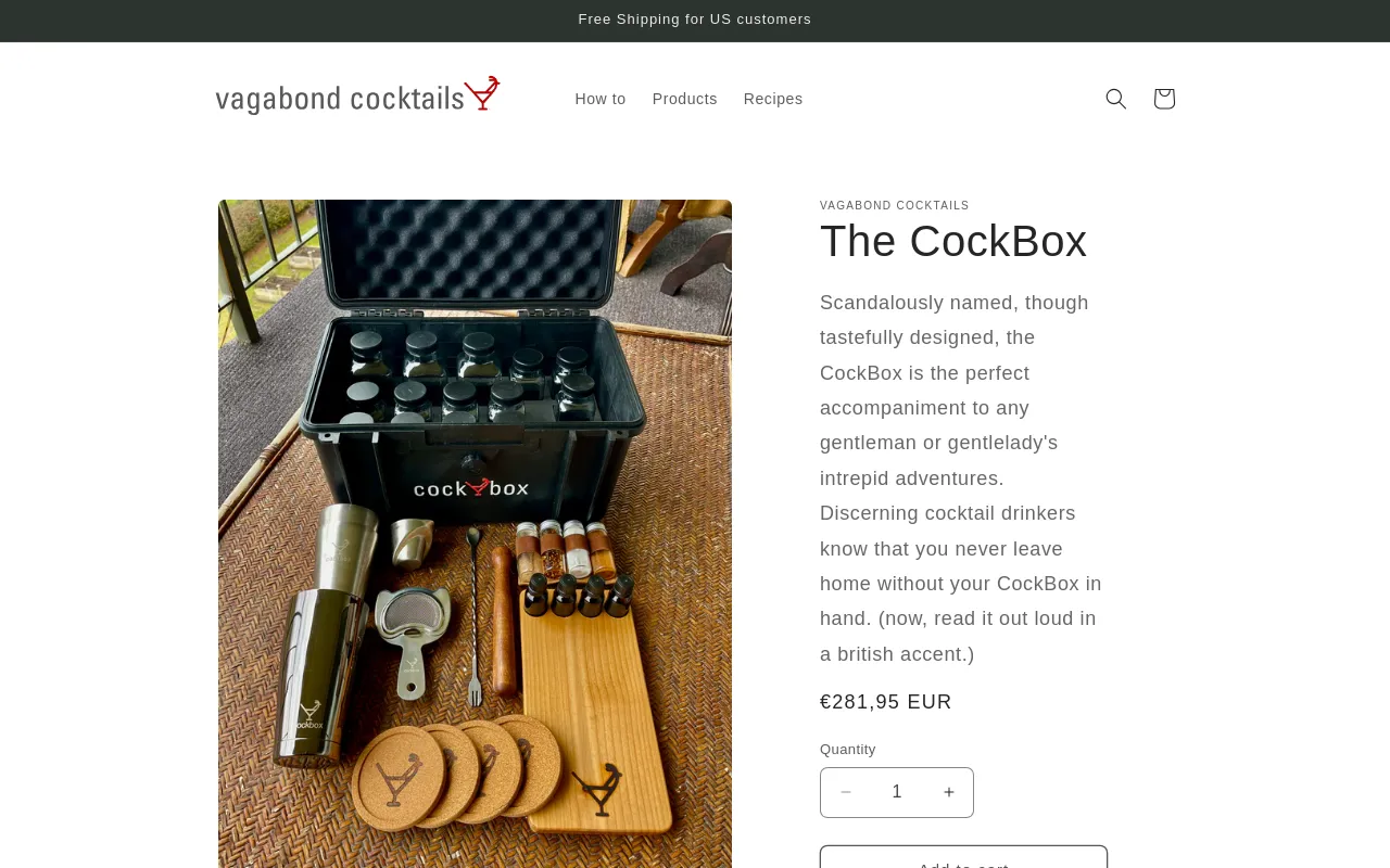 Vagabond Cocktails screenshot
