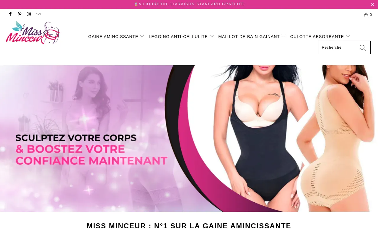 Miss Minceur website screenshot