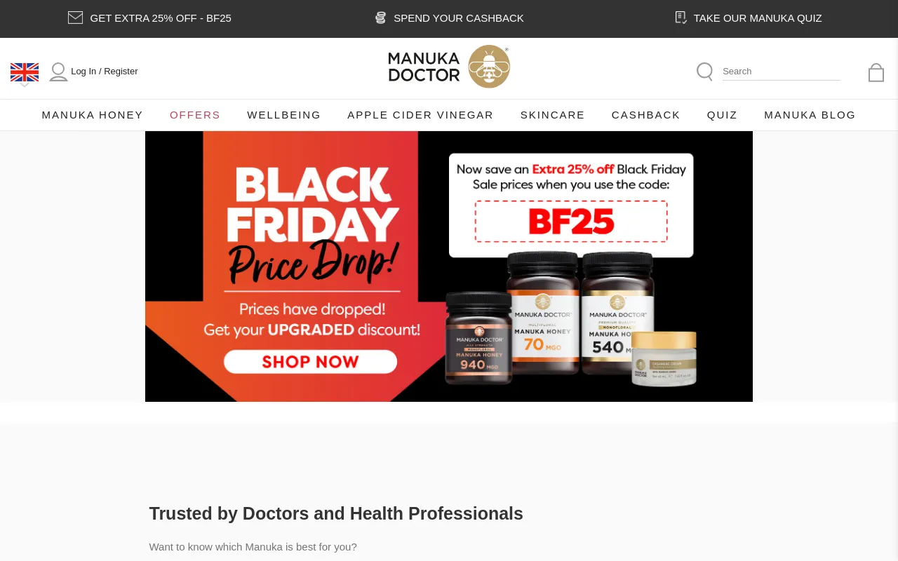 Manuka Doctor screenshot