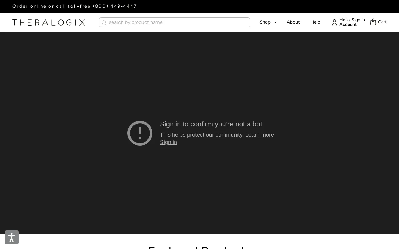 Theralogix screenshot