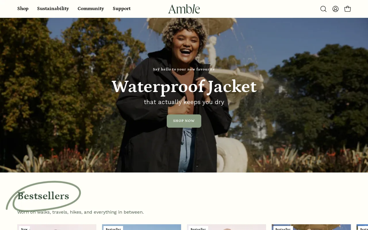Amble Outdoors screenshot