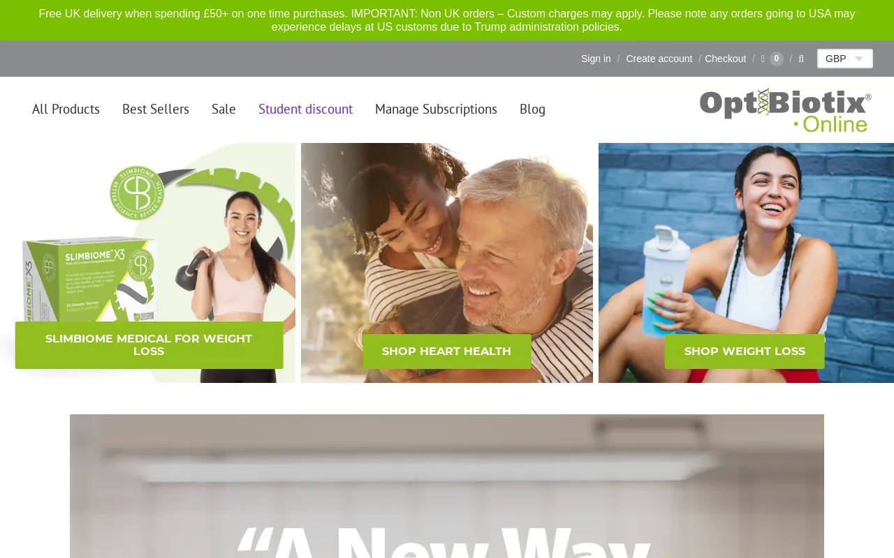 OptiBiotix screenshot