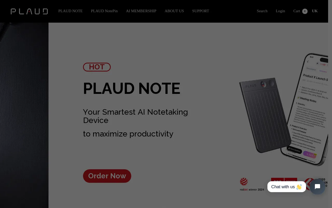 Plaud.ai UK screenshot