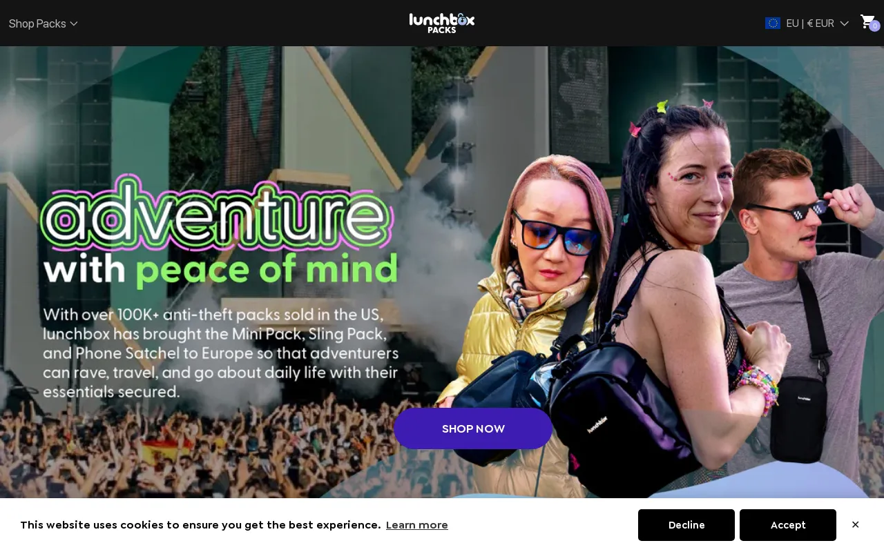 Lunchbox Packs screenshot