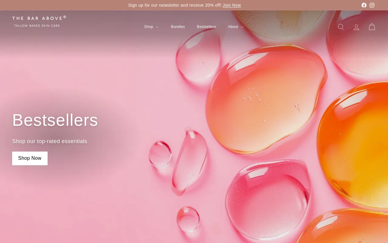 THE BAR ABOVE screenshot