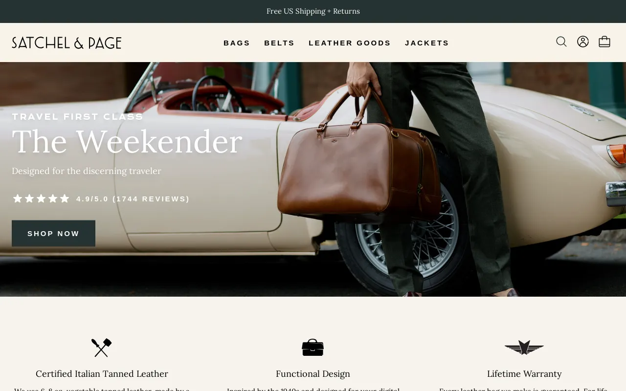 Satchel & Page screenshot