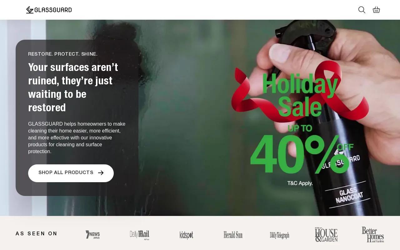 GLASSGUARD AUSTRALIA screenshot