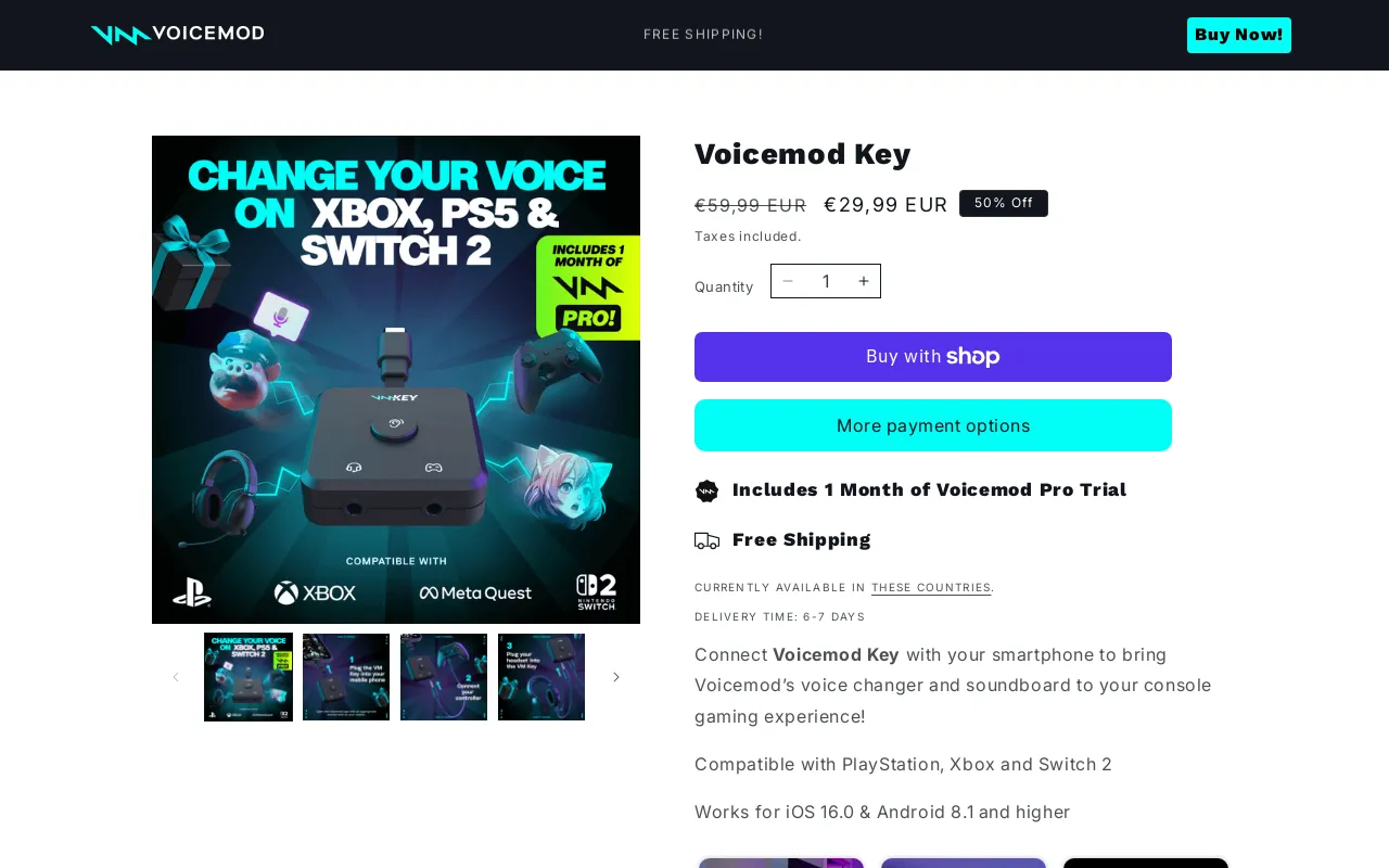 Voicemod Shop screenshot