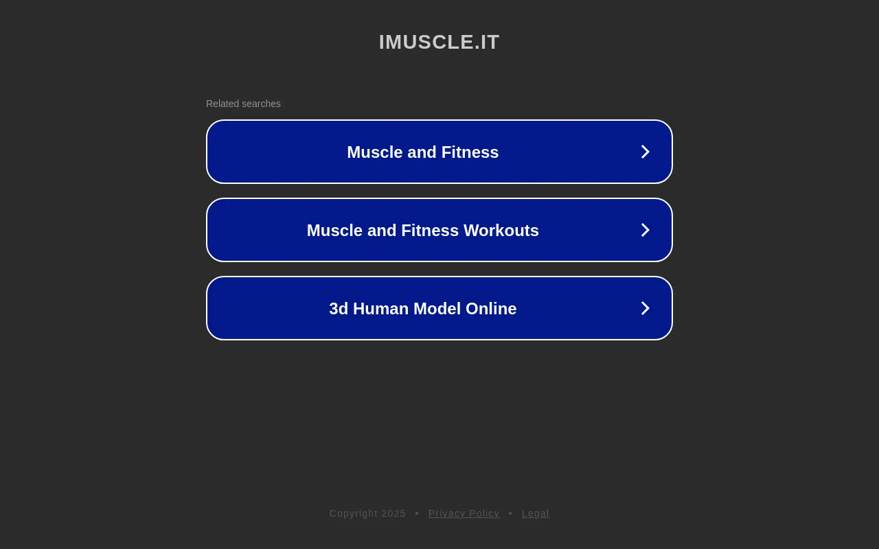 iMuscle SARMs Italia website screenshot