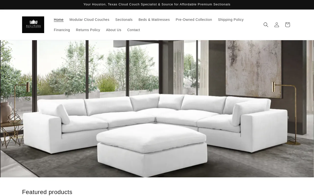 Hallmark Home Furnishings website screenshot