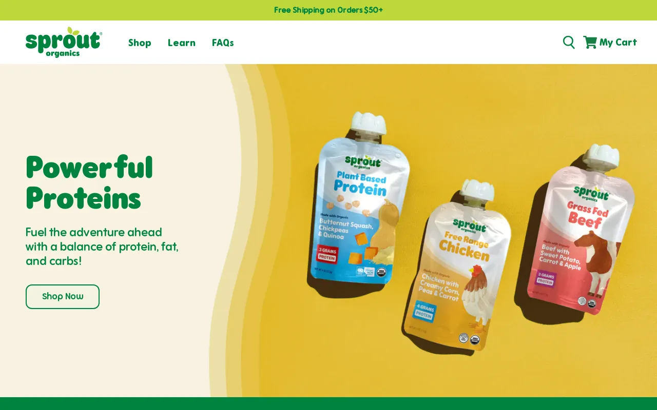 Sprout Organics screenshot