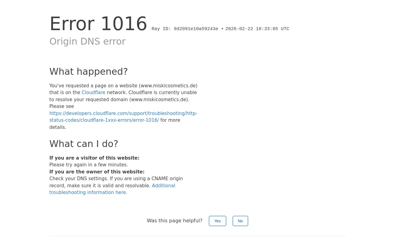 Miski Cosmetics screenshot