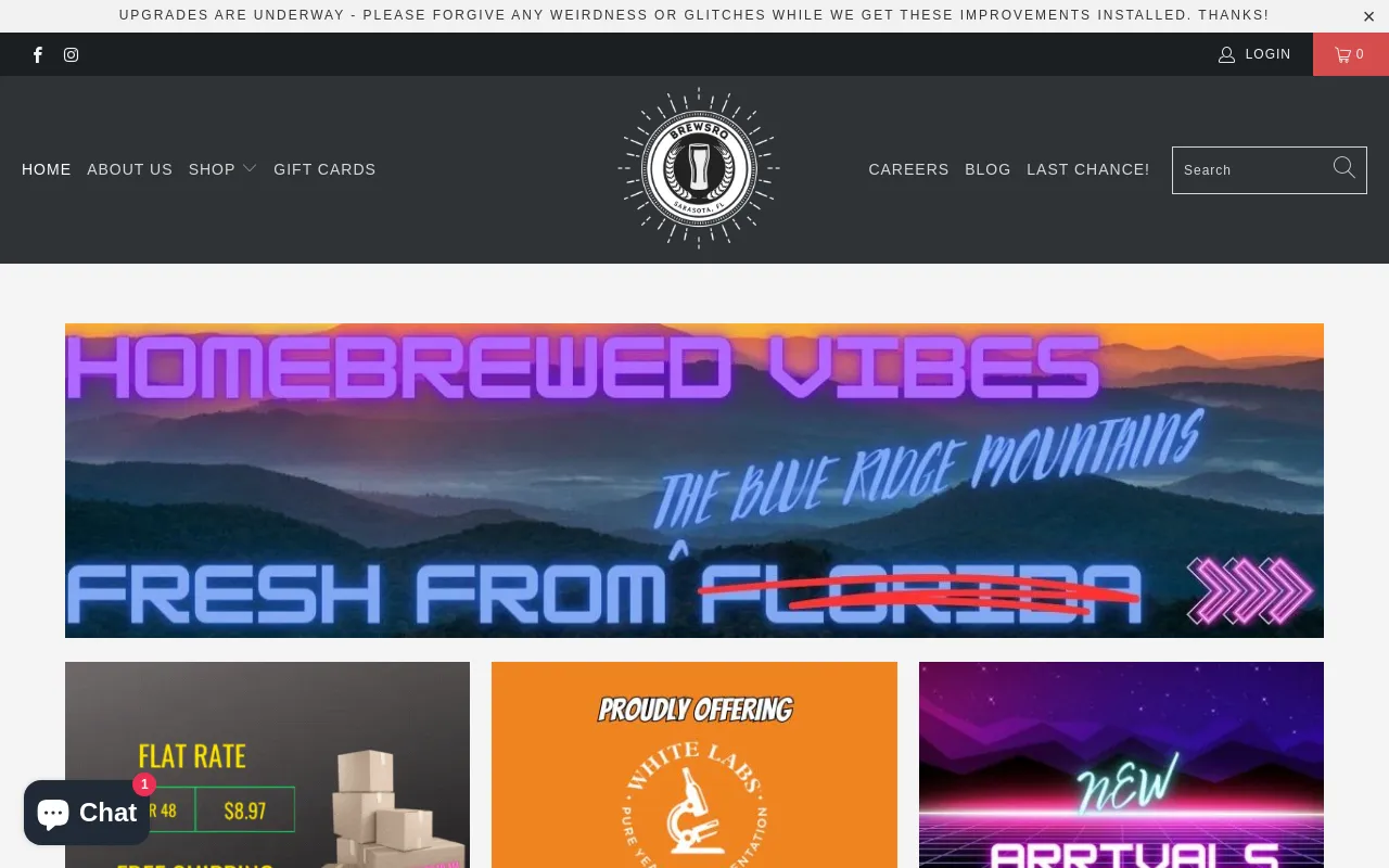 Brew Ridge Fermentation Supply screenshot