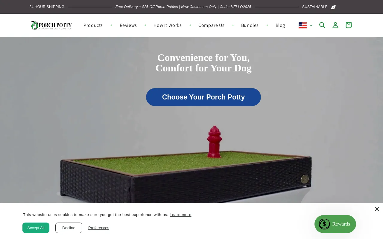 Porch Potty USA screenshot