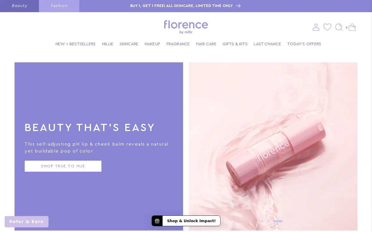 Florence By Mills Beauty screenshot