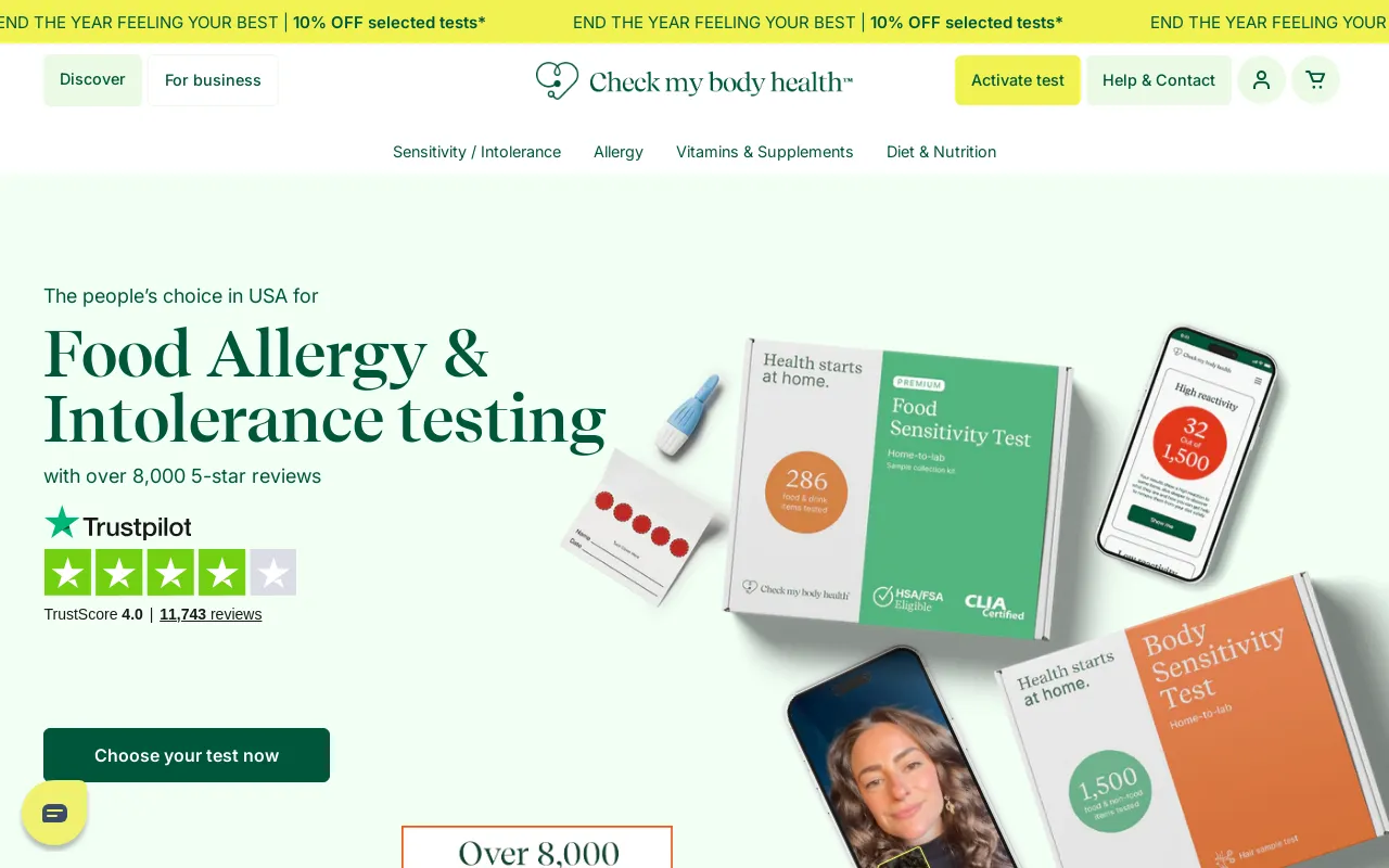 Check My Body Health USA screenshot