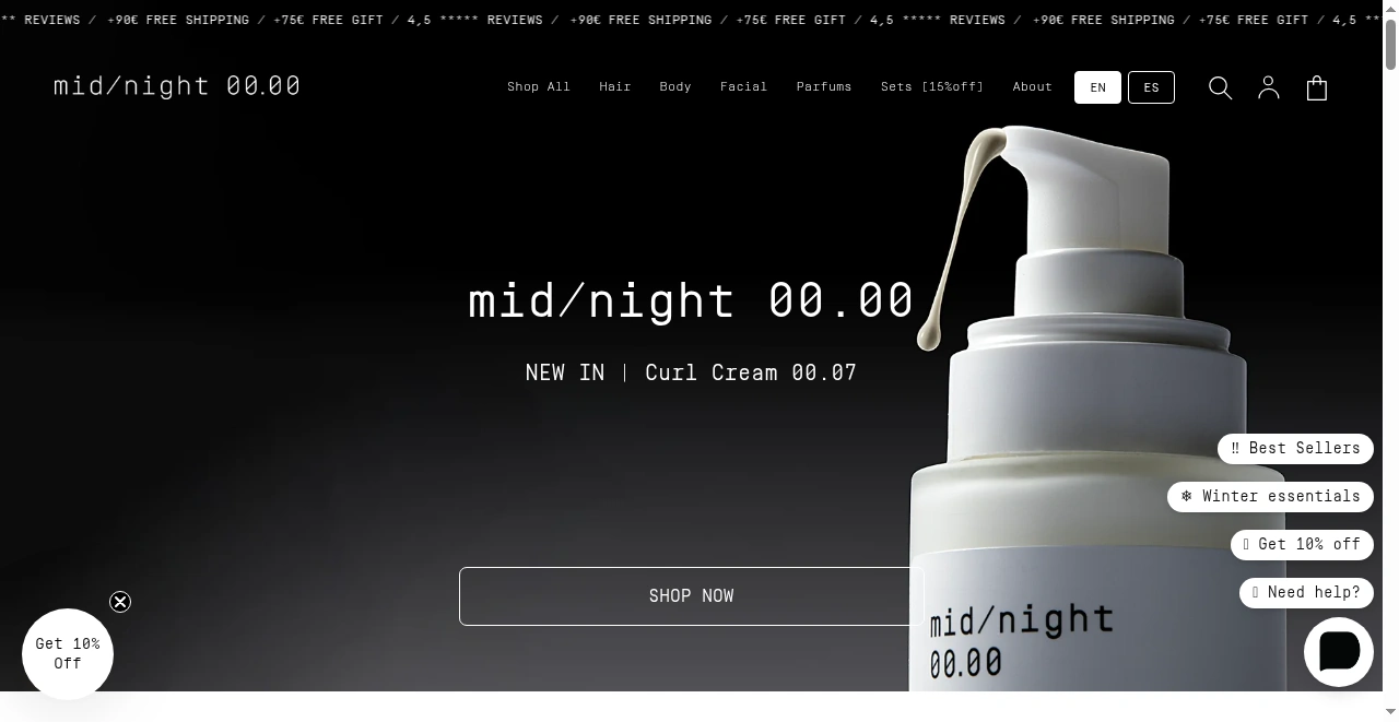 mid/night 00.00 screenshot