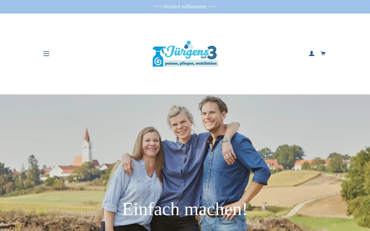 www.dieblaueflasche.de screenshot