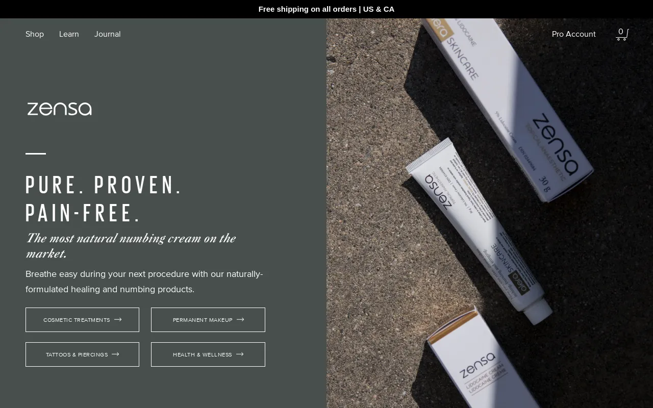 Zensa Skin Care screenshot