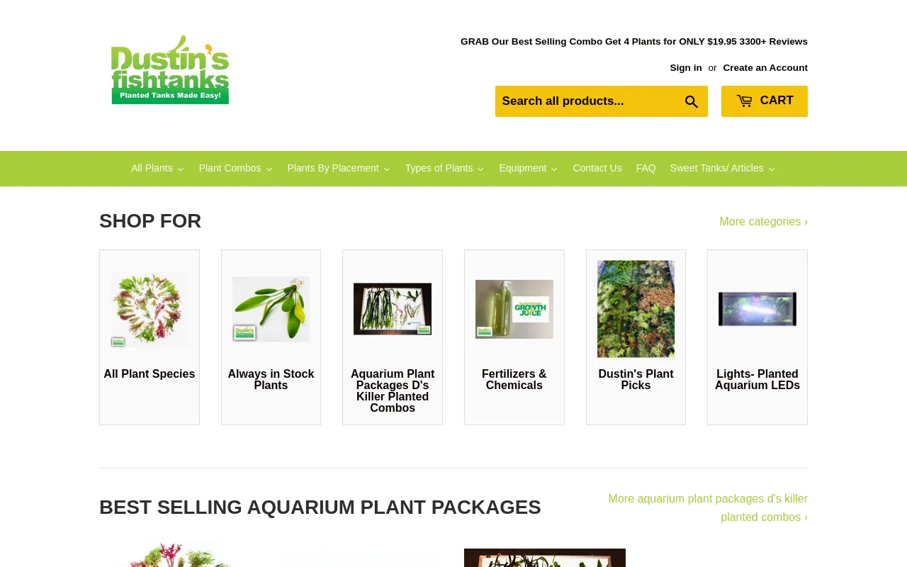 DustinsFishtanks screenshot