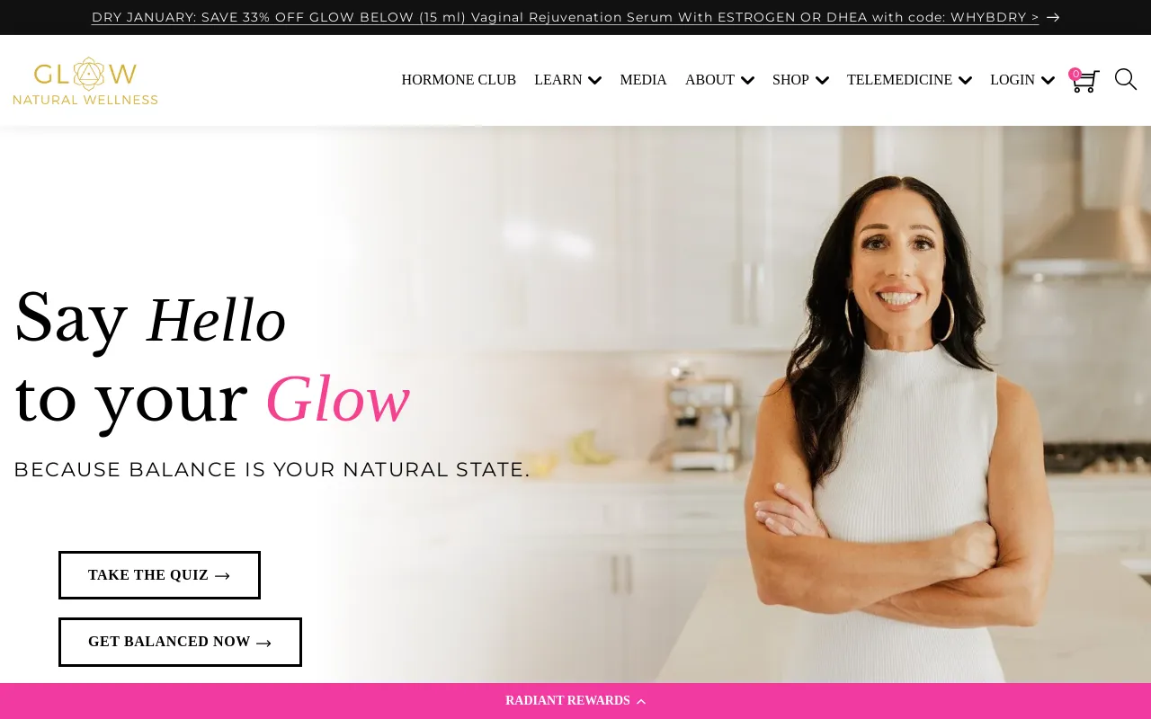 GLOW Natural Wellness screenshot