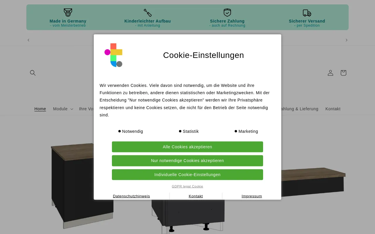 Thekenmodule.de screenshot