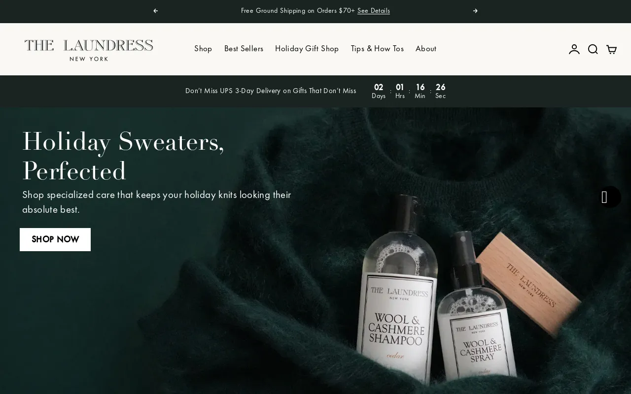 The Laundress screenshot