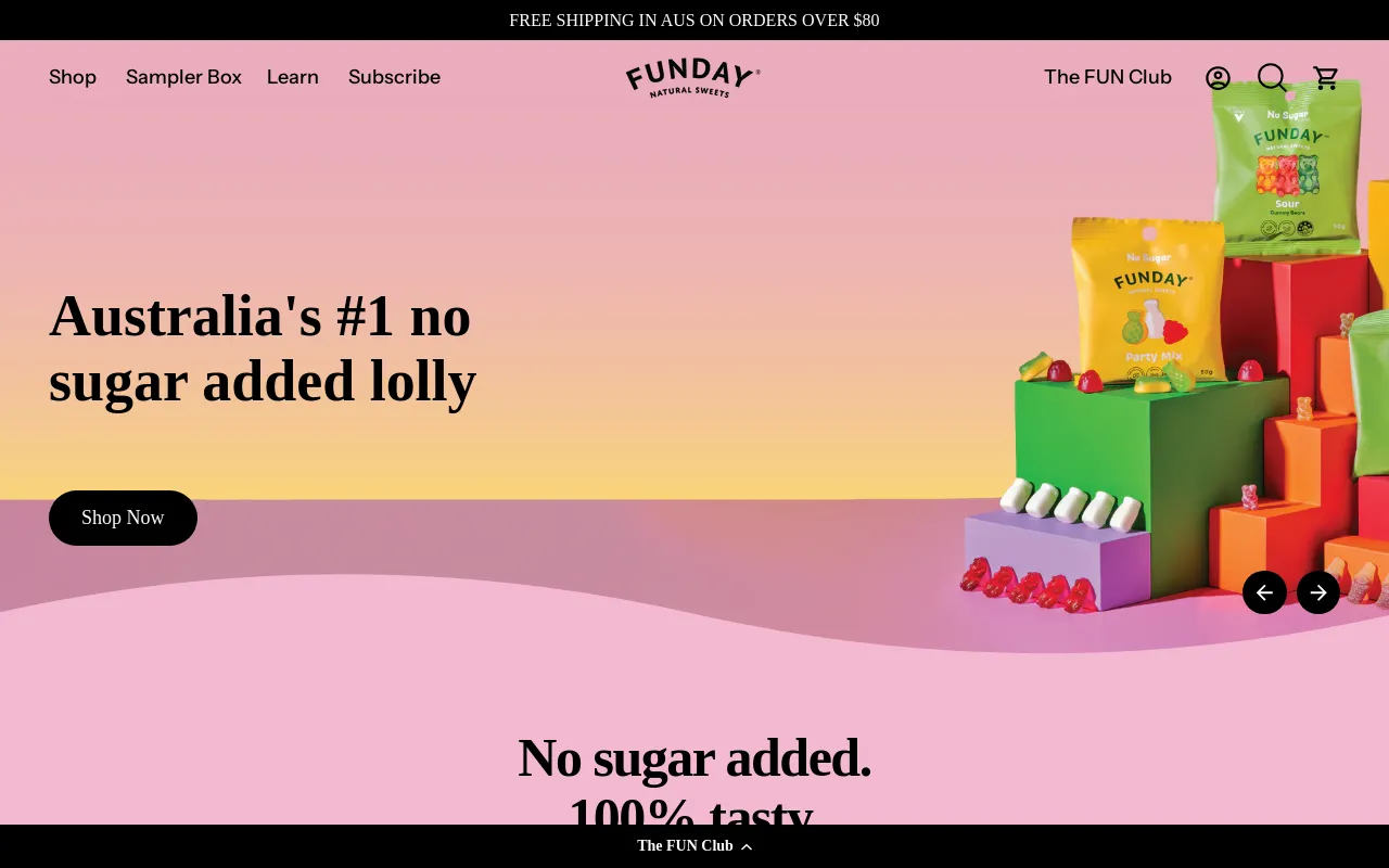 FUNDAY Natural Sweets screenshot