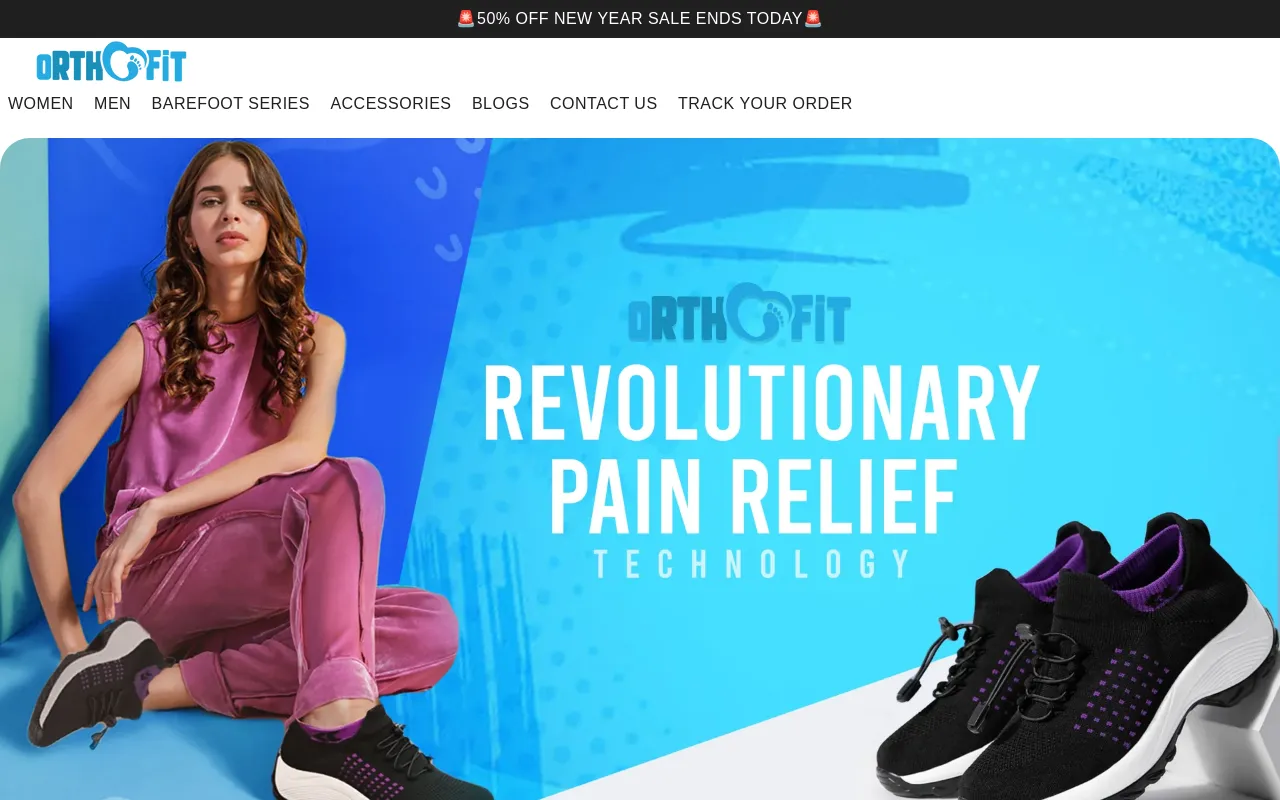 The OrthoFit - Premium Orthopedic Footwear screenshot